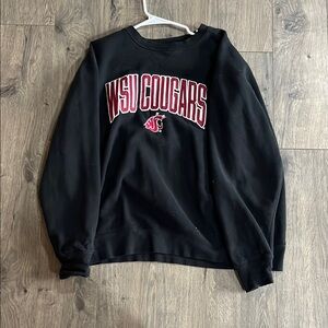 WSU Cougars Black Sweatshirt